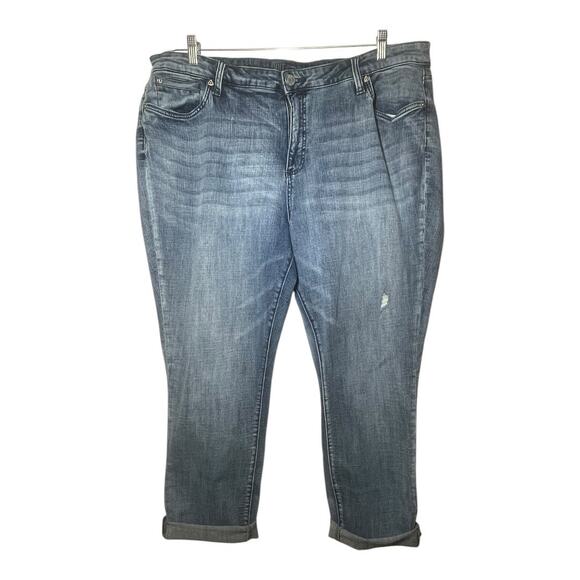 Kut From the Kloth Katy Boyfriend Jeans Size 20W Womens Plus Stretch - Picture 2 of 7